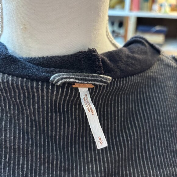 Free People Striped Moto Jacket - Picture 5 of 6